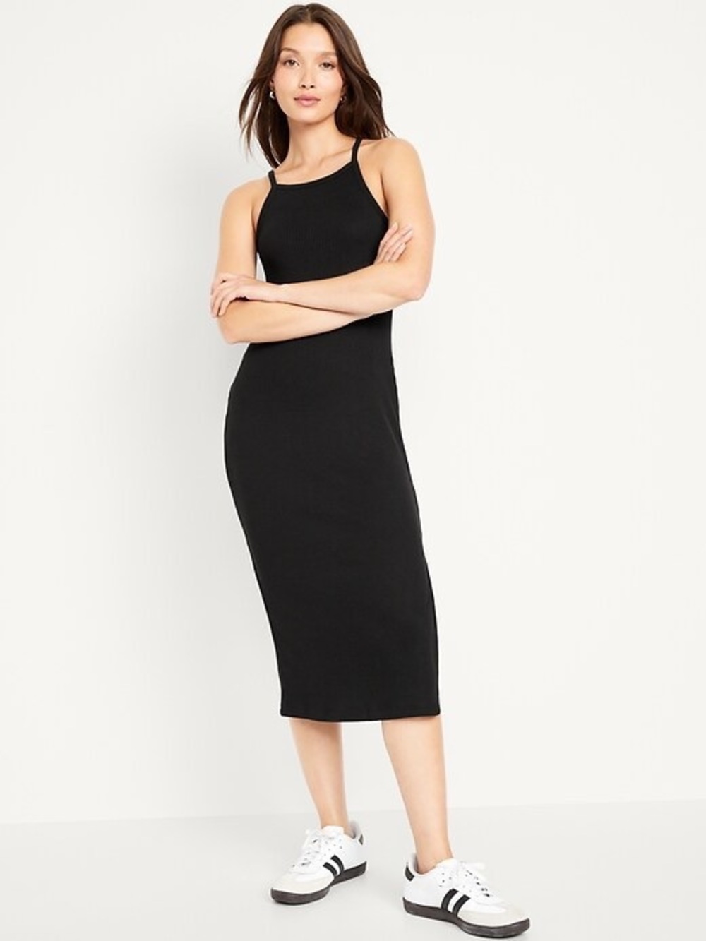 NEW Old Navy Ribbed Midi Tank Dress
